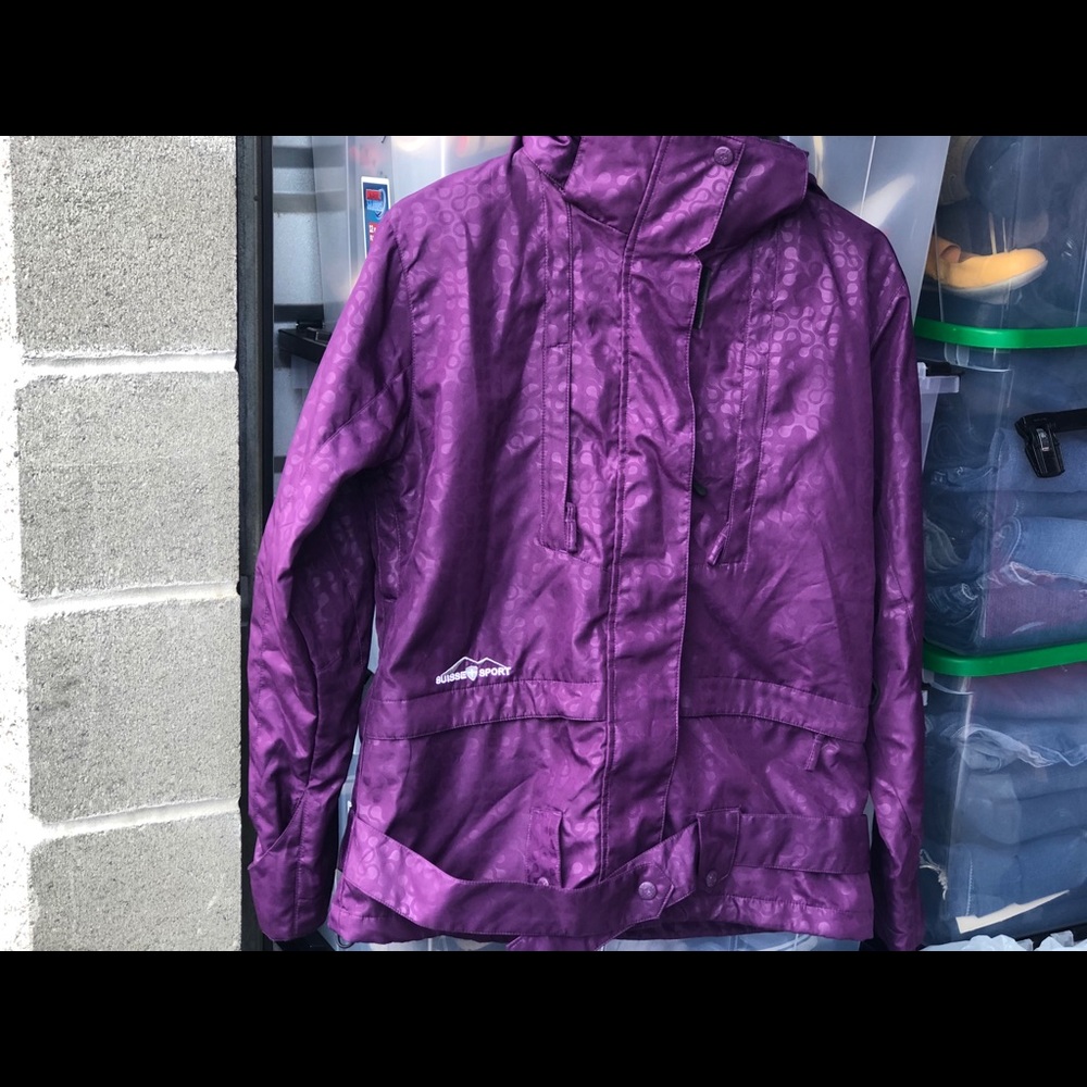 Suisse Sport RN#92627 Purple Winter Jacket Size M